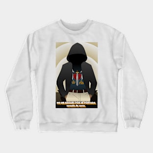 Don't judge me by my cover, heart of meat. Crewneck Sweatshirt